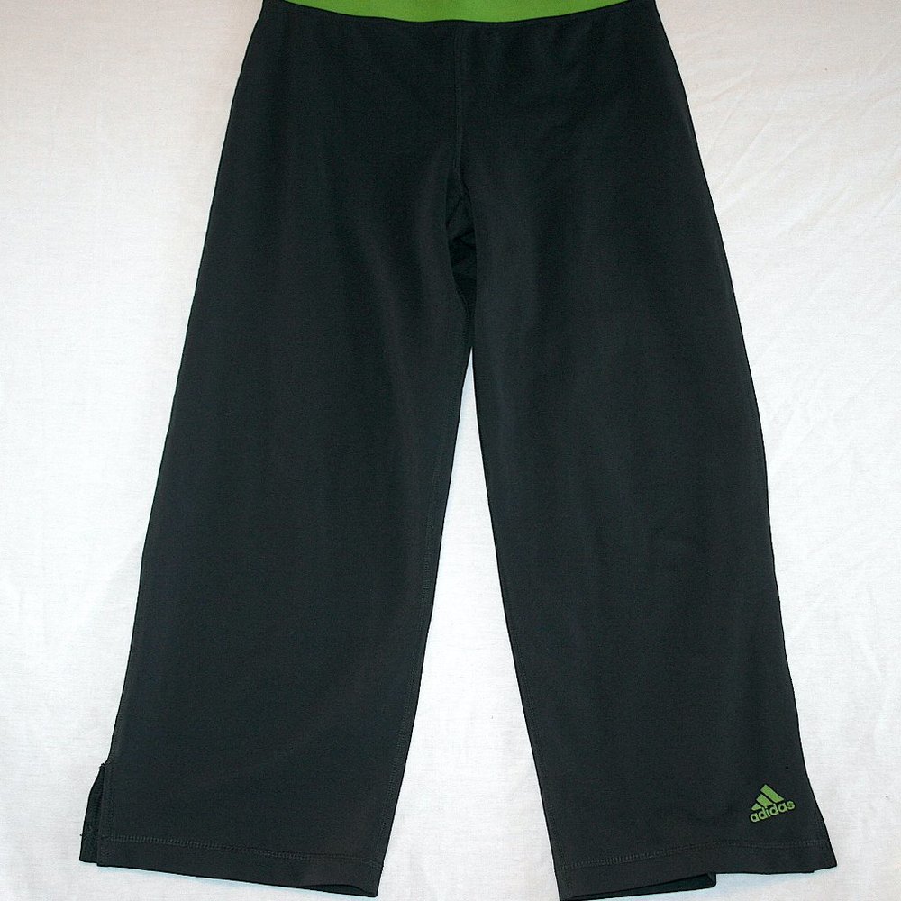Adidas Tights Cropped Pant Women M Gray